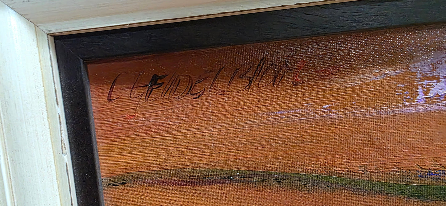 Beautifull Oil Painting - L Gelderblom - 950mm x 580mm