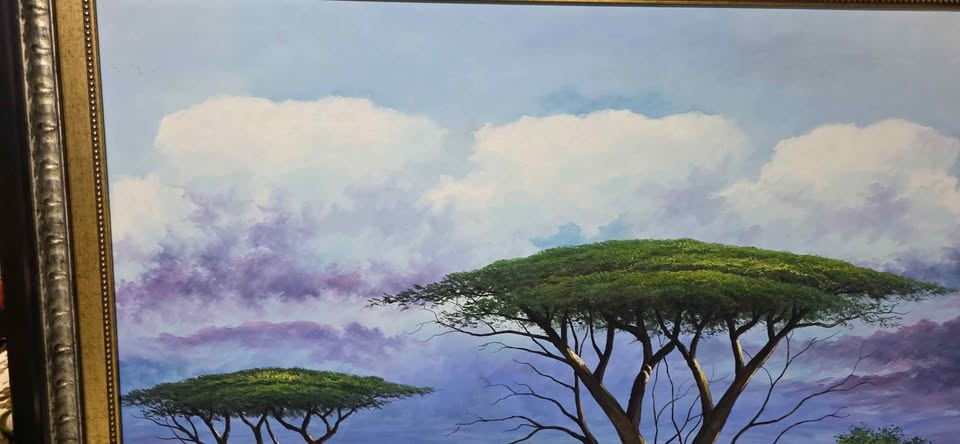 Original oil painting by W. Kitter - 145cm x 115cm