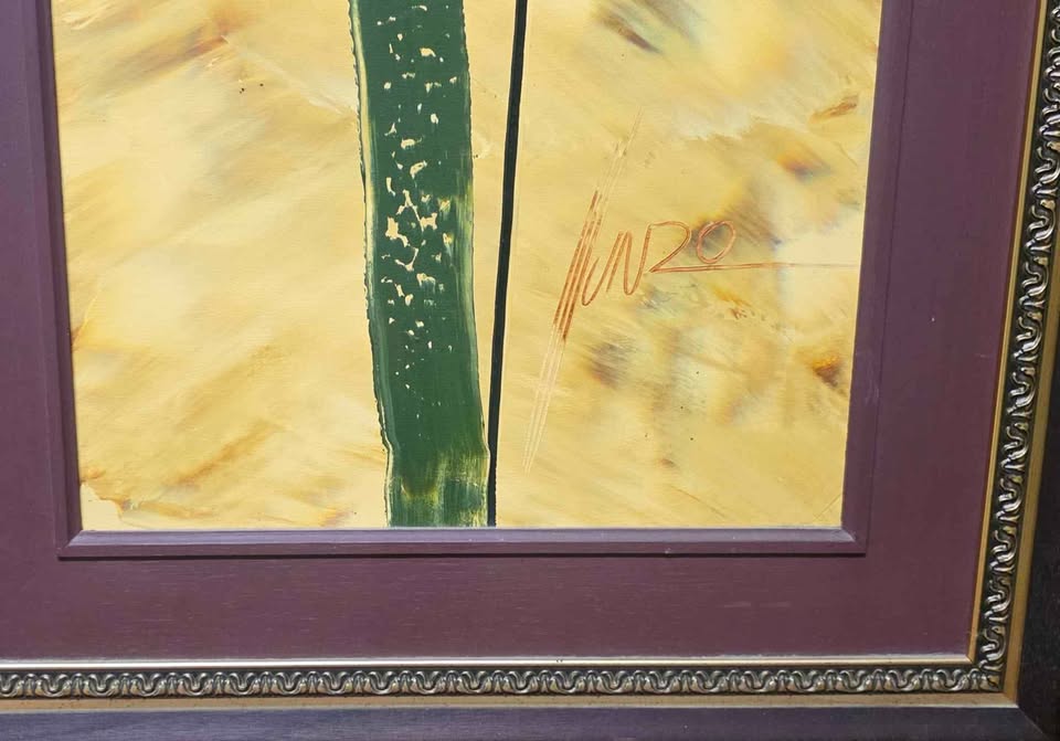 Original oil painting by Munro - 73cm x 126cm