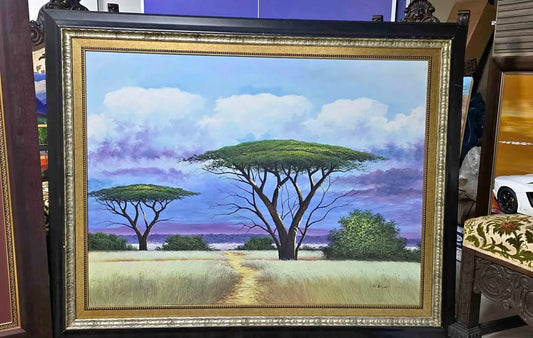 Original oil painting by W. Kitter - 145cm x 115cm