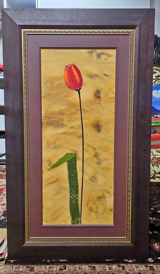 Original oil painting by Munro - 73cm x 126cm