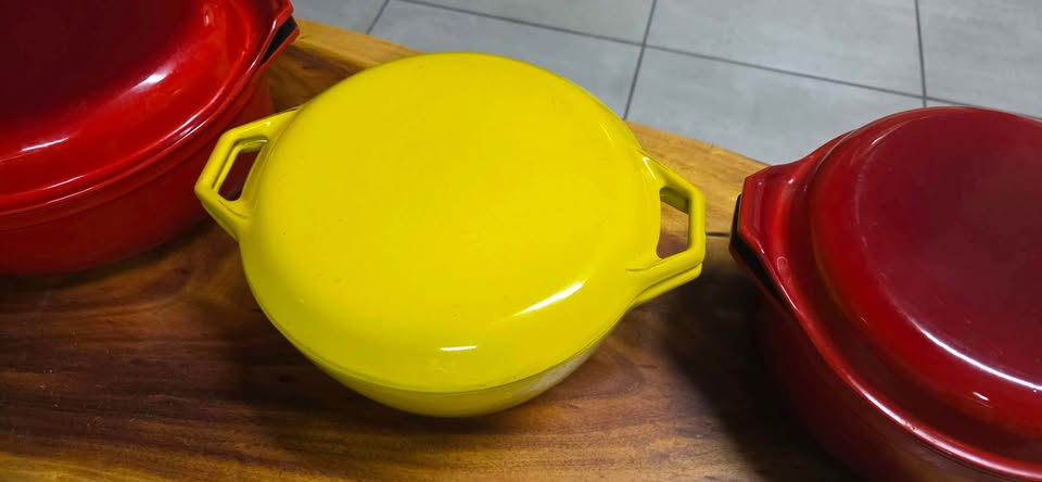 Vintage Le Creuset Cast Iron Made in France / Copco Made in Denmark