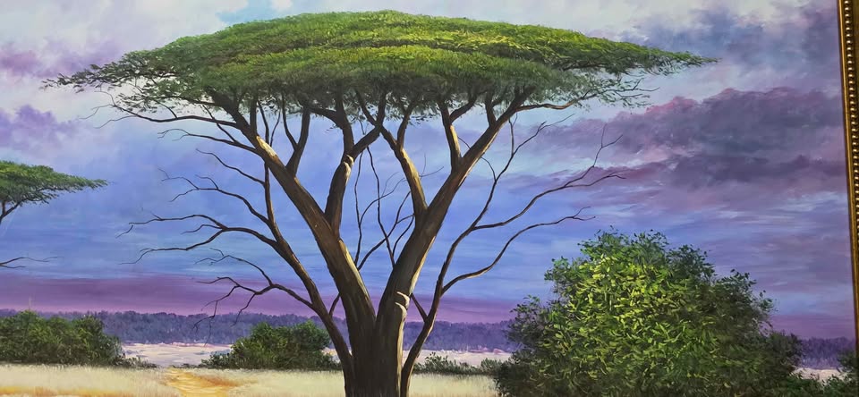 Original oil painting by W. Kitter - 145cm x 115cm