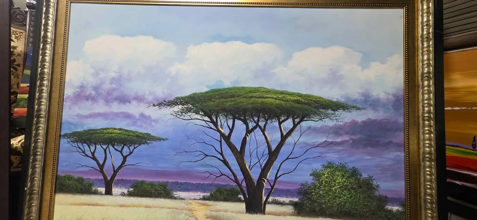 Original oil painting by W. Kitter - 145cm x 115cm