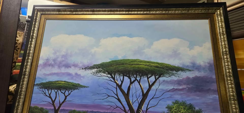 Original oil painting by W. Kitter - 145cm x 115cm