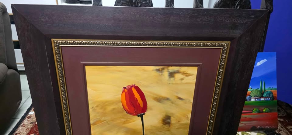 Original oil painting by Munro - 73cm x 126cm