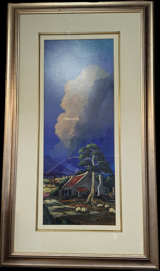 AT Botha Oil Painting - 1280mm x 730mm