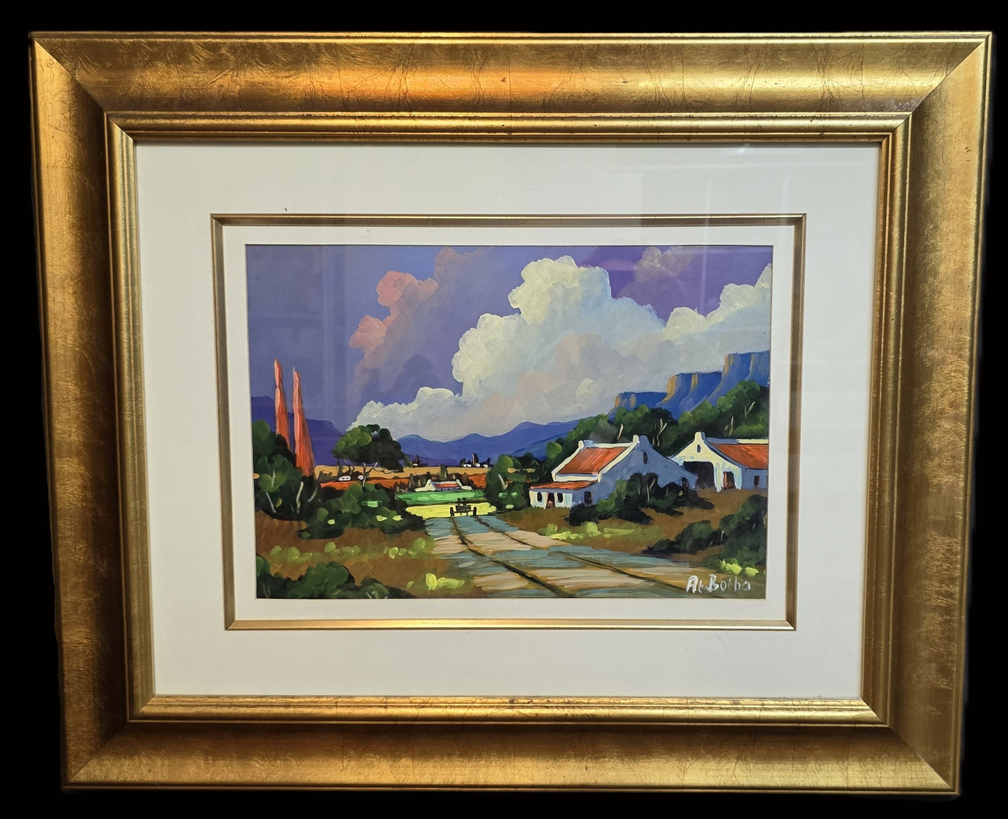 AT Botha Oil Painting - 760mm x 630mm