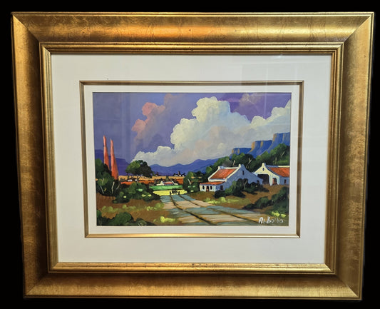 AT Botha Oil Painting - 760mm x 630mm