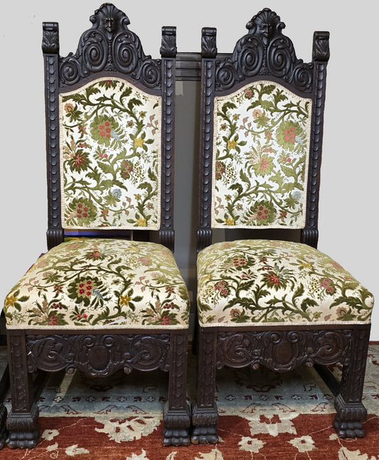 6 x Rare Victorian Antique chairs - 19th Century (SOLD)