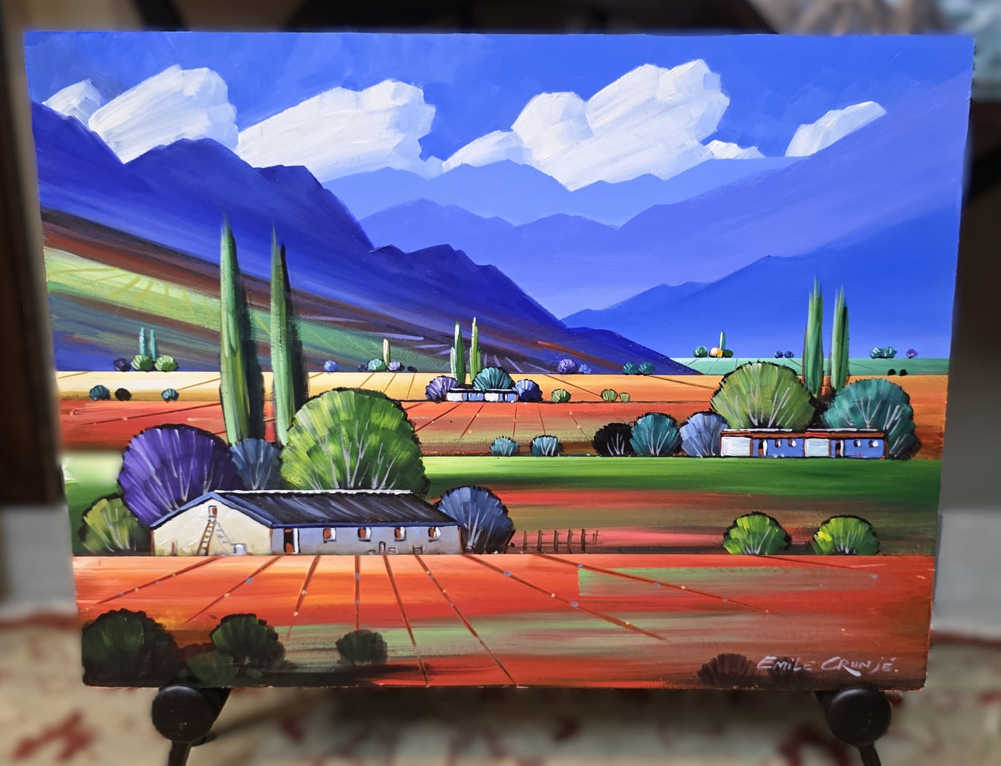 Emile Cronje Acrylic Painting **Brand New** 590mm x 450mm (SOLD)