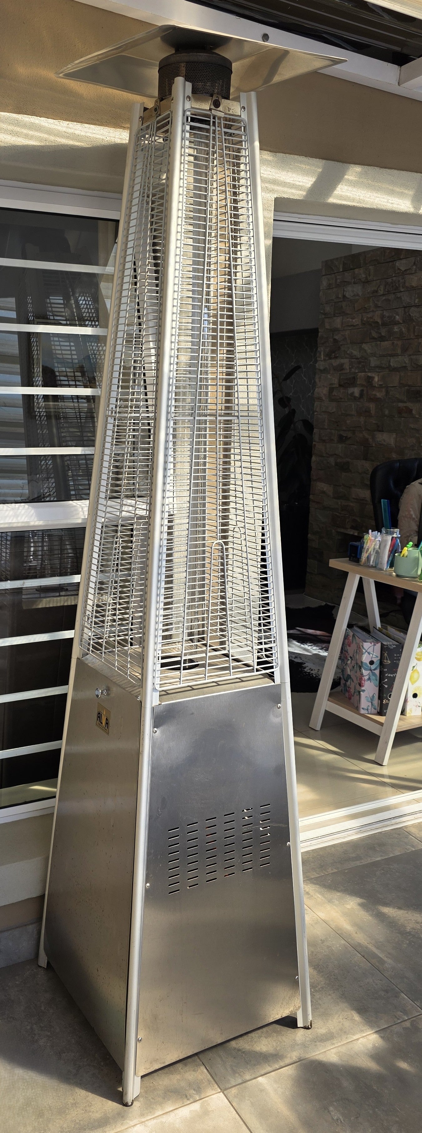 Alva Gas Heater with glass tube - 2300mm tall