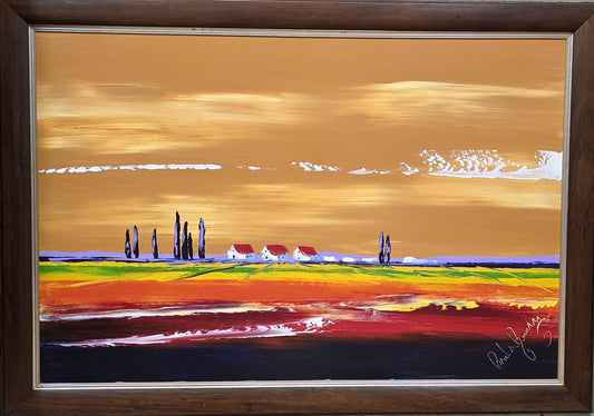 Huge***  Paul van Rensburg Acrylic Painting - 1350mm x 950mm