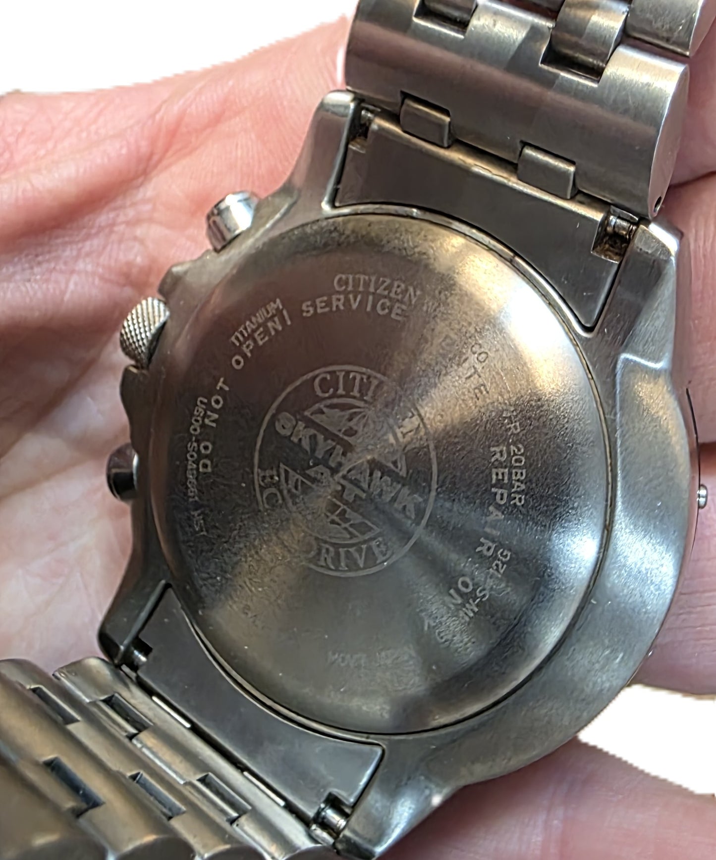 Citizen Skyhawk Titantium Radio controlled 200m (SOLD)