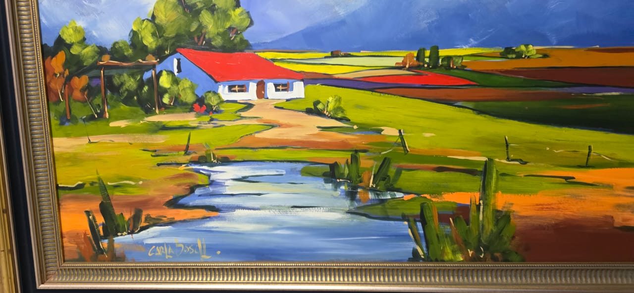 Carla Bosch Oil Painting - 1520mm x 1100mm